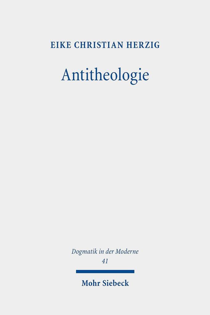 Produktbild: Antitheologie | Eike Christian Herzig