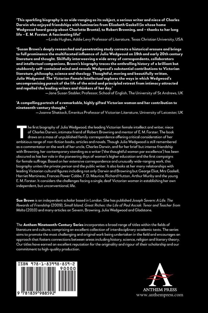 Weitere Ansicht: Julia Wedgwood, The Unexpected Victorian | Sue Brown
