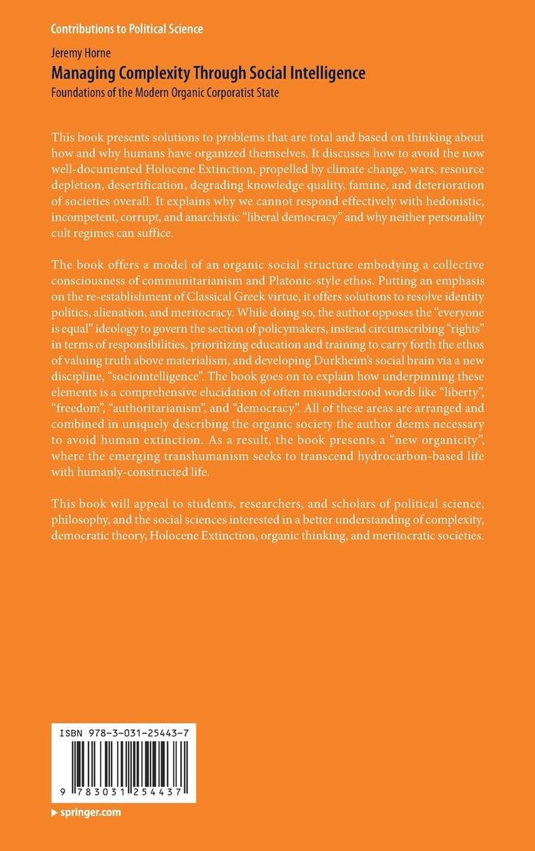 Weitere Ansicht: Managing Complexity Through Social Intelligence | Jeremy Horne