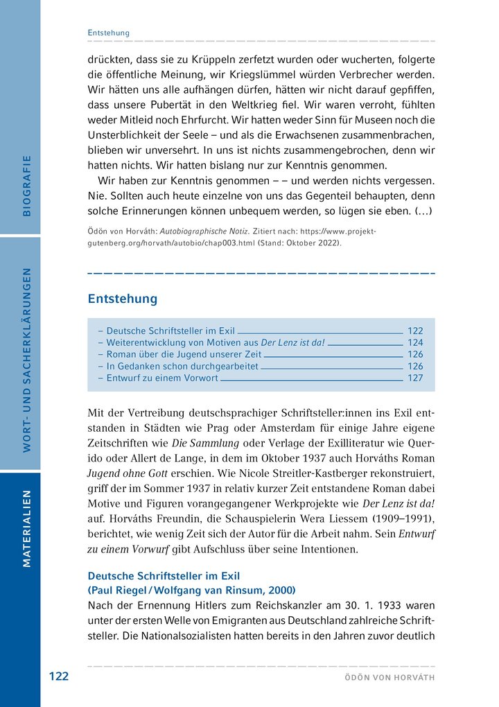 Weitere Ansicht: Jugend ohne Gott (Textausgabe) | Ödön Horváth