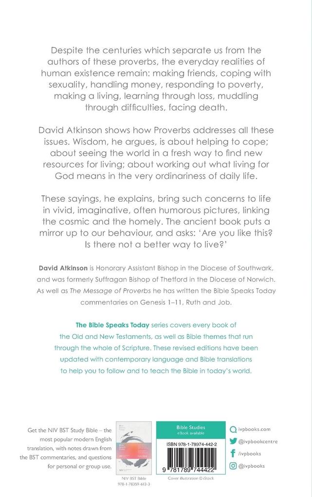 Weitere Ansicht: The Message of Proverbs | David Atkinson