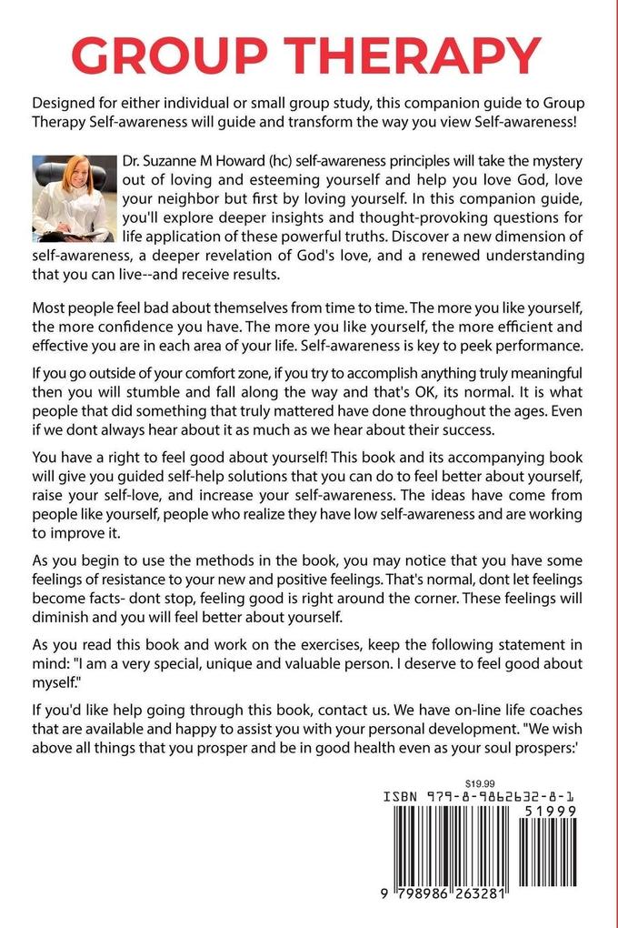 Weitere Ansicht: Group Therapy Self-Awareness | Suzanne M Howard