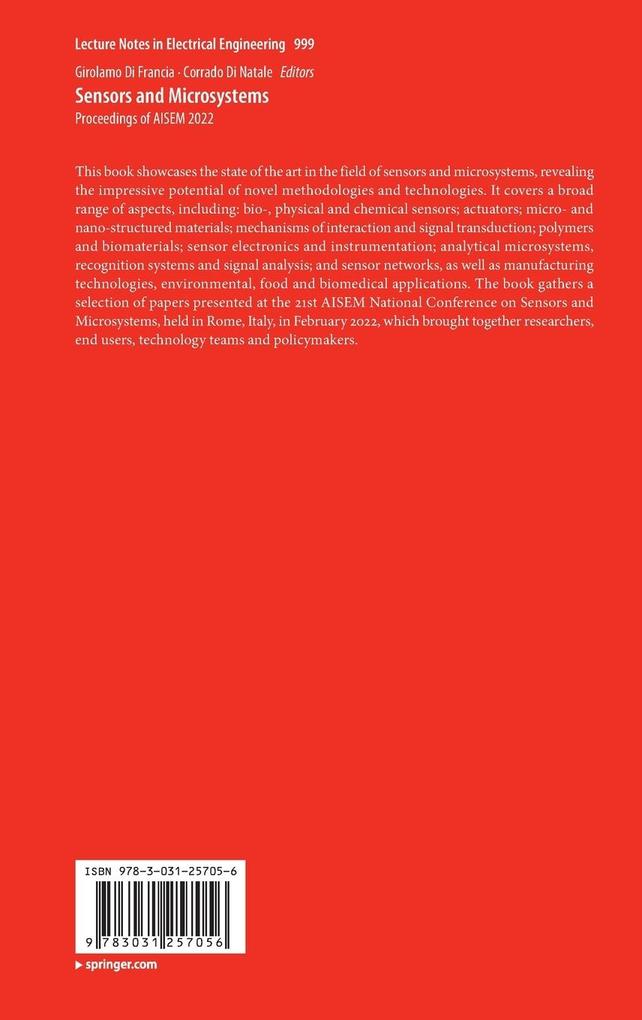 Weitere Ansicht: Sensors and Microsystems