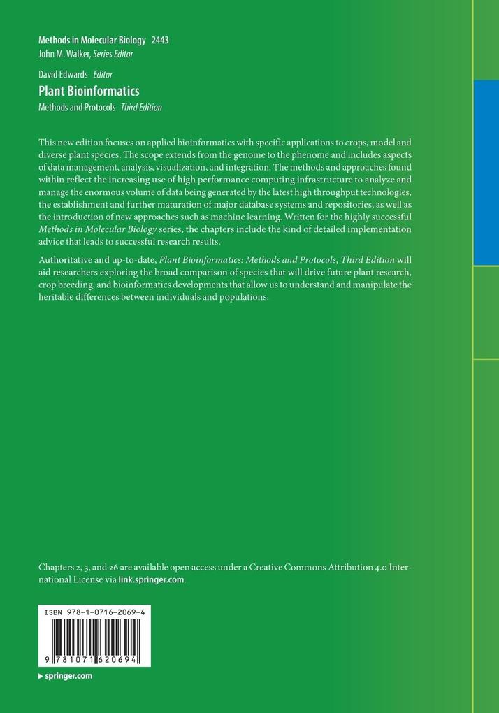 Weitere Ansicht: Plant Bioinformatics