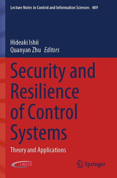 Produktbild: Security and Resilience of Control Systems