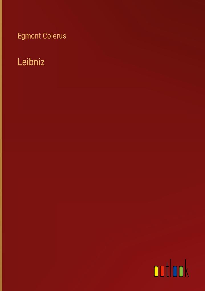 Produktbild: Leibniz | Egmont Colerus