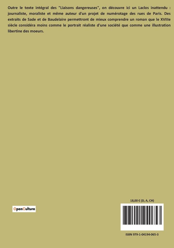 Weitere Ansicht: Les Liaisons dangereuses | Pierre Choderlos De Laclos