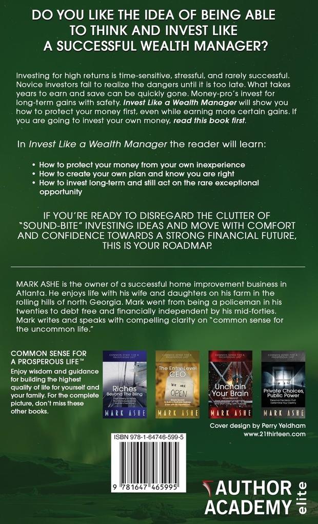 Weitere Ansicht: Invest Like a Wealth Manager | Mark Ashe