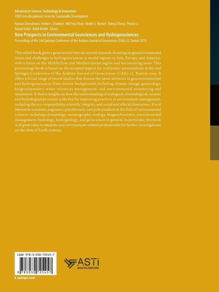 Weitere Ansicht: New Prospects in Environmental Geosciences and Hydrogeosciences