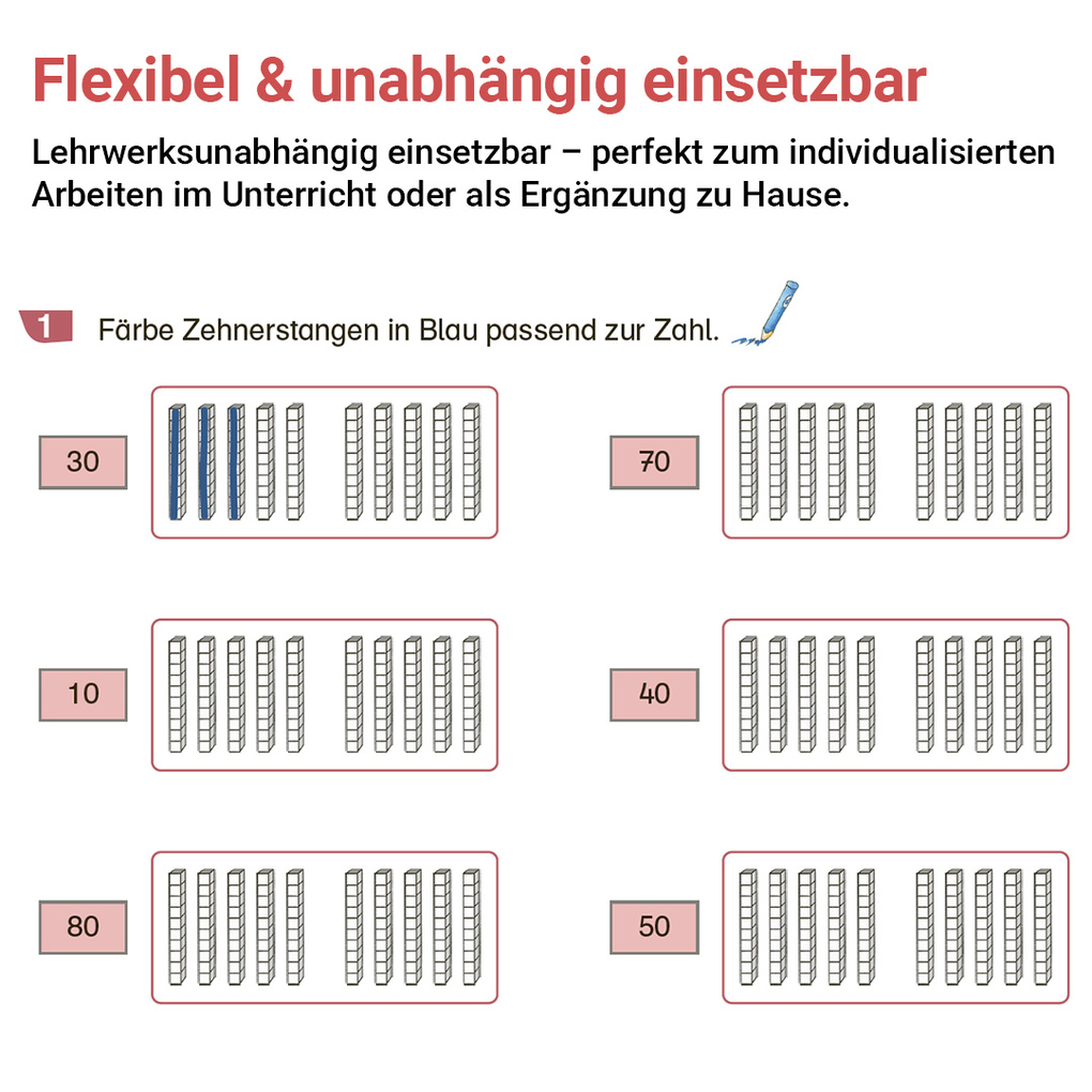 Weitere Ansicht: Rechnen mit Rico Schnabel 2, Heft 1 - Selbstständig das Addieren und Subtrahieren bis 100 trainieren | Wiebke Meyer, Thomas Laubis