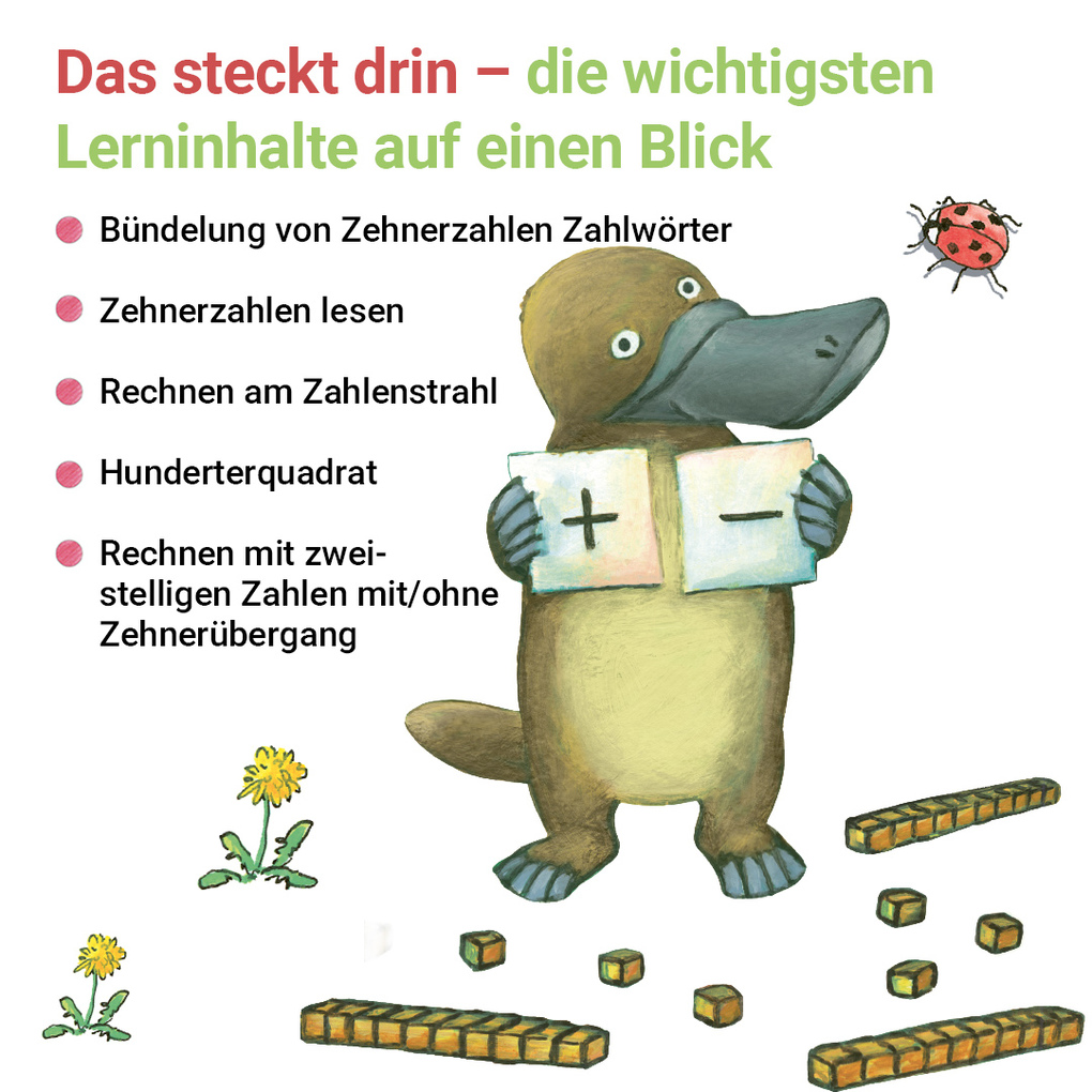 Weitere Ansicht: Rechnen mit Rico Schnabel 2, Heft 1 - Selbstständig das Addieren und Subtrahieren bis 100 trainieren | Wiebke Meyer, Thomas Laubis