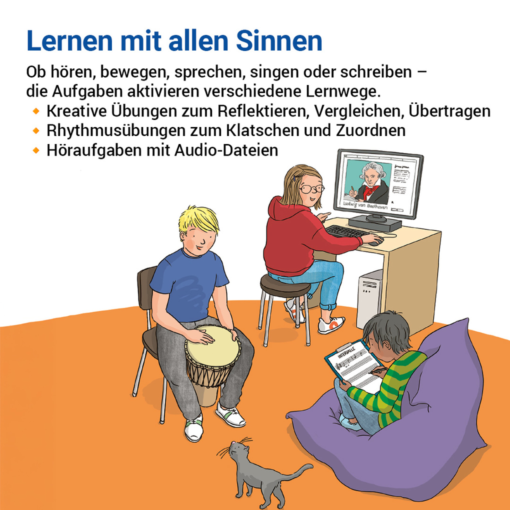Weitere Ansicht: Das Übungsheft Musik 7/8 | Wolfgang Junge, Sabine Schaal
