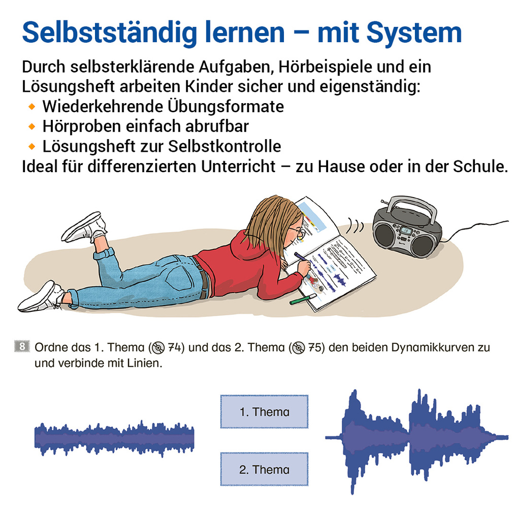 Weitere Ansicht: Das Übungsheft Musik 7/8 | Wolfgang Junge, Sabine Schaal