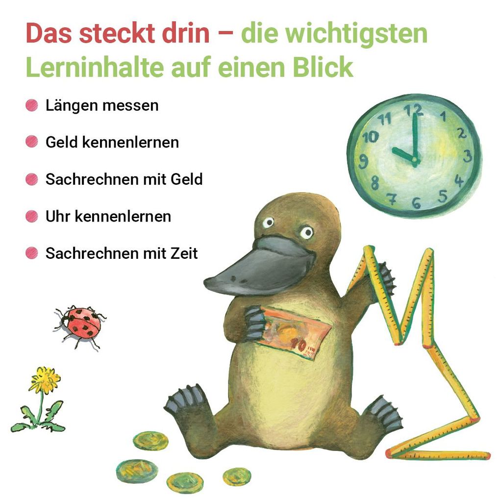 Weitere Ansicht: Rechnen mit Rico Schnabel Klasse 2, Heft 3 - Selbstständig Größen und Sachrechnen trainieren | Wiebke Meyer, Thomas Laubis