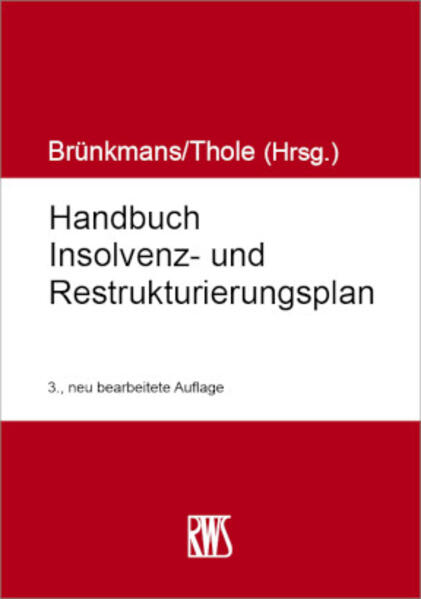 Produktbild: Handbuch Insolvenz- und Restrukturierungsplan
