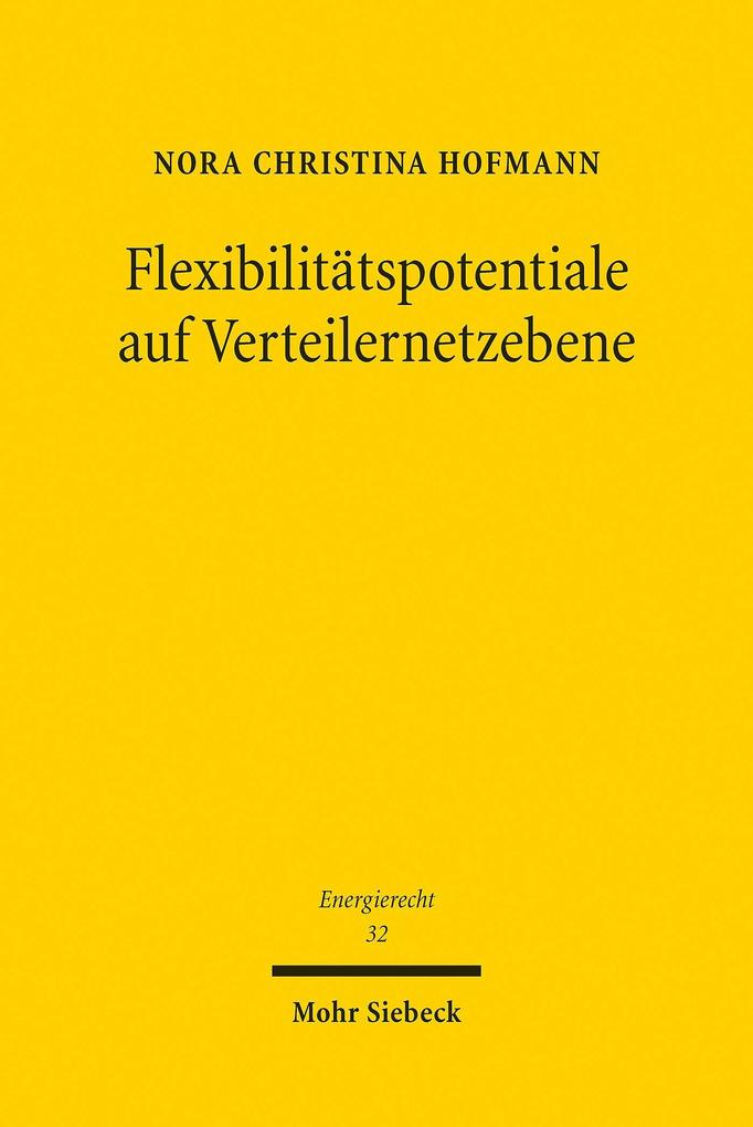 Produktbild: Flexibilitätspotentiale auf Verteilernetzebene | Nora Christina Hofmann