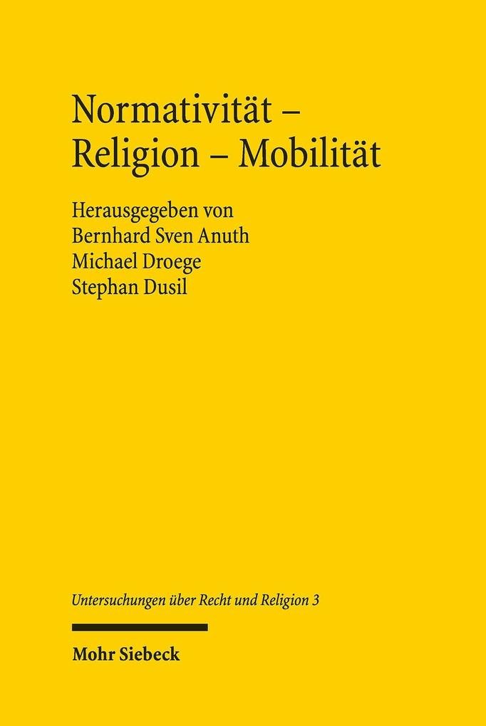 Produktbild: Normativität - Religion - Mobilität