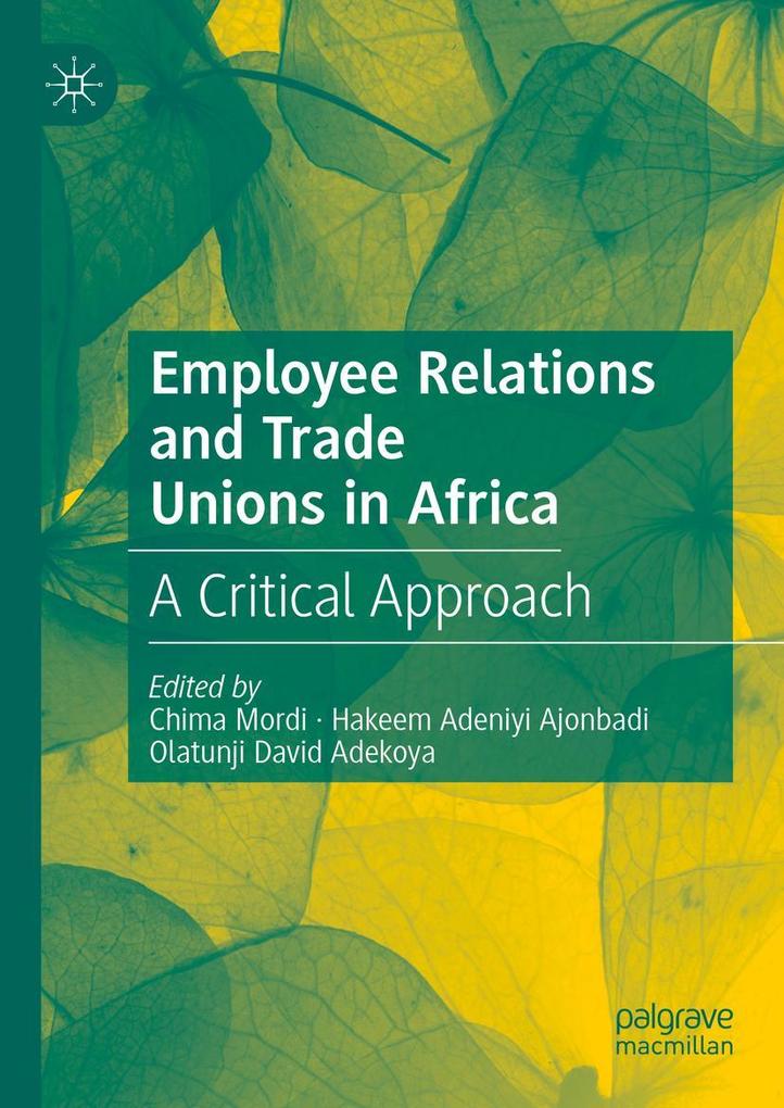 Produktbild: Employee Relations and Trade Unions in Africa