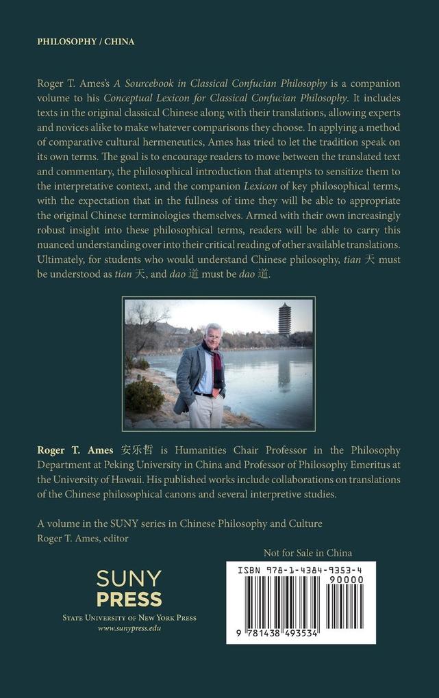 Weitere Ansicht: A Sourcebook in Classical Confucian Philosophy | Roger T. Ames