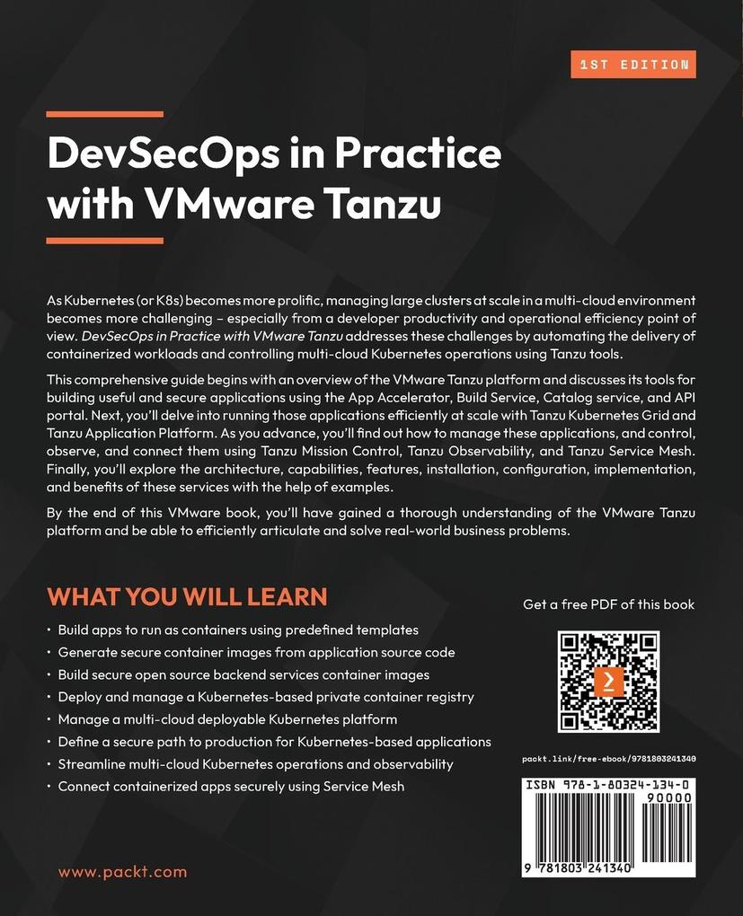 Weitere Ansicht: DevSecOps in Practice with VMware Tanzu | Parth Pandit, Robert Hardt