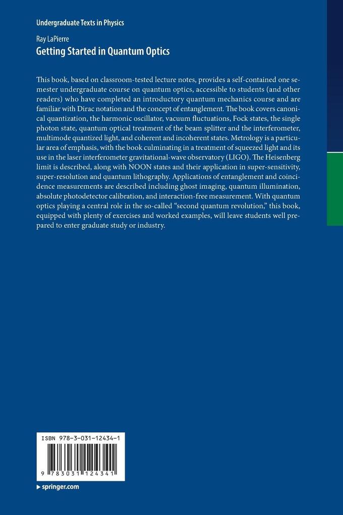 Weitere Ansicht: Getting Started in Quantum Optics | Ray LaPierre