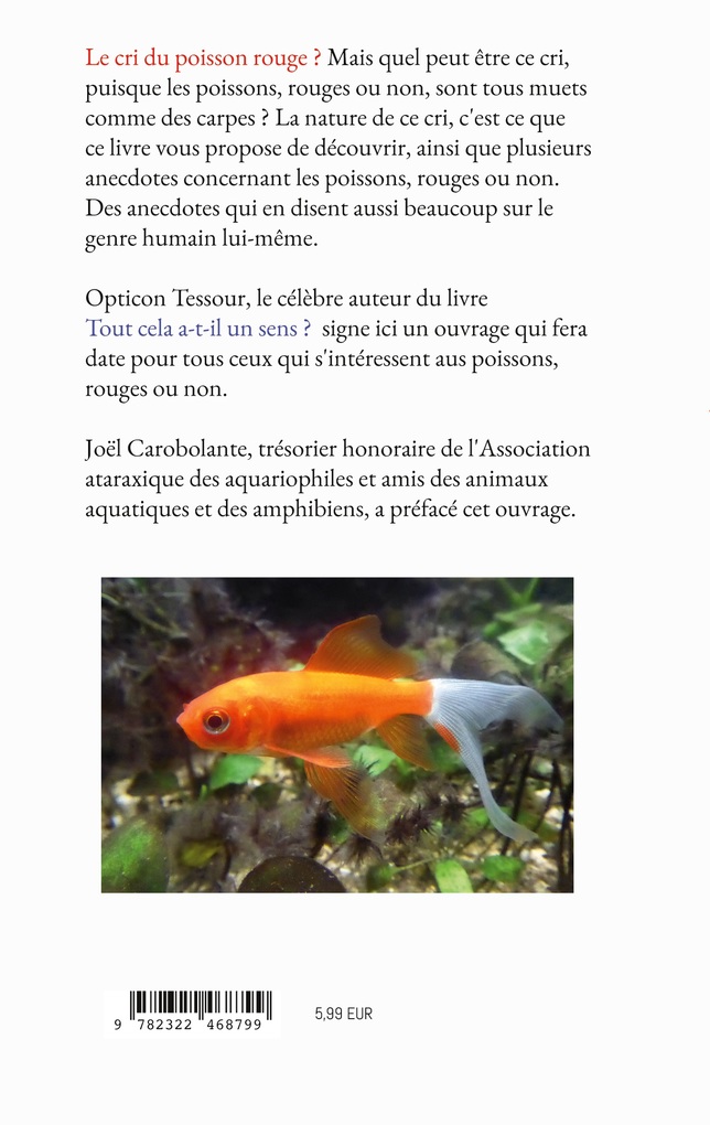 Weitere Ansicht: Le cri du poisson rouge | Opticon Tessour