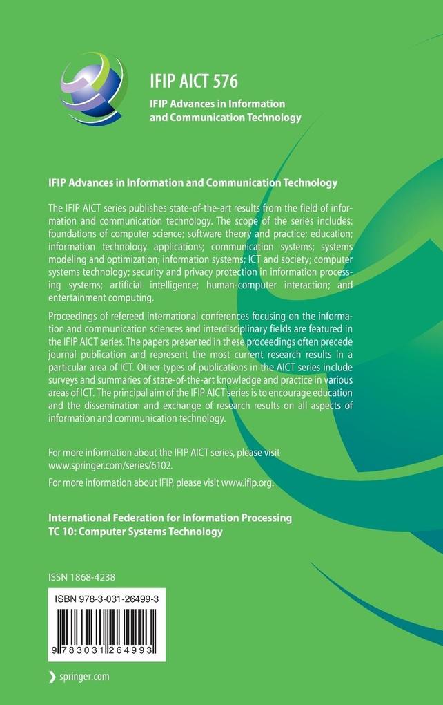 Weitere Ansicht: Analysis, Estimations, and Applications of Embedded Systems