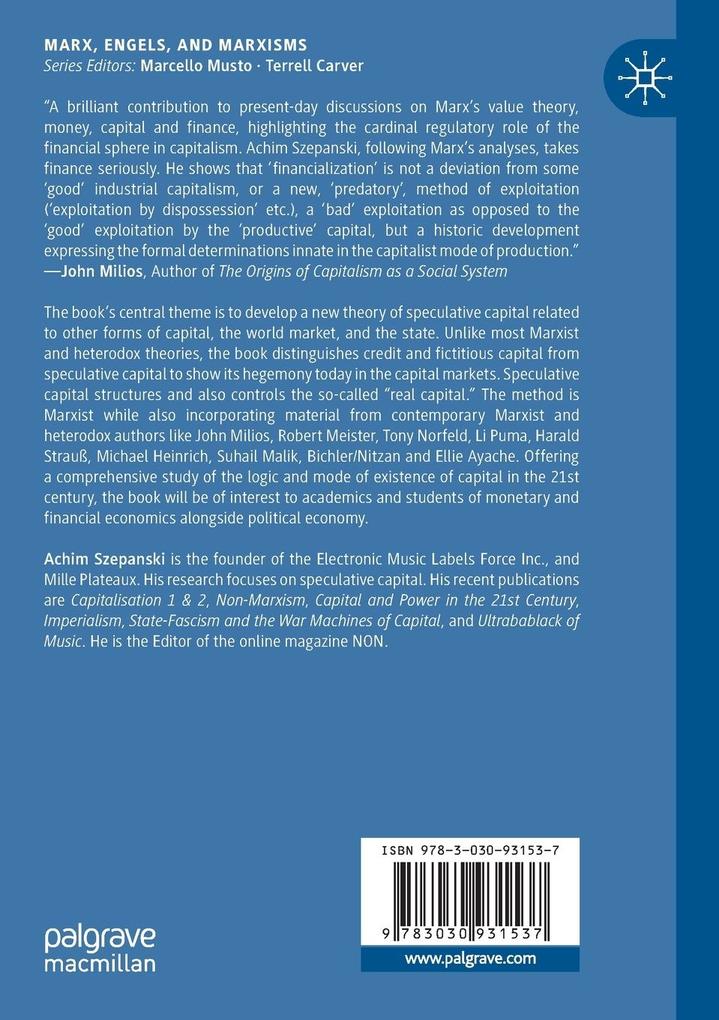 Weitere Ansicht: Financial Capital in the 21st Century | Achim Szepanski