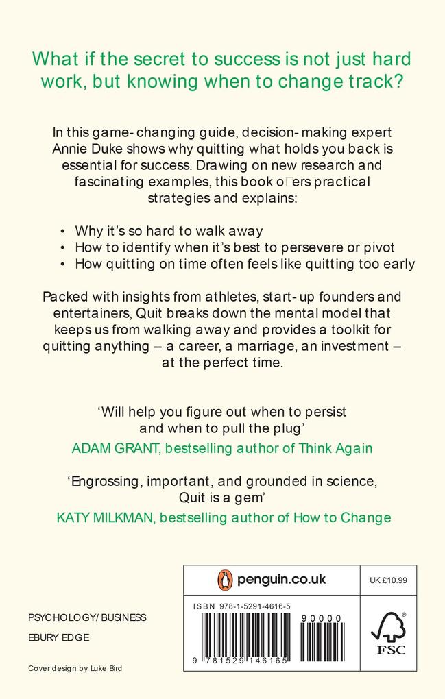 Weitere Ansicht: Quit | Annie Duke