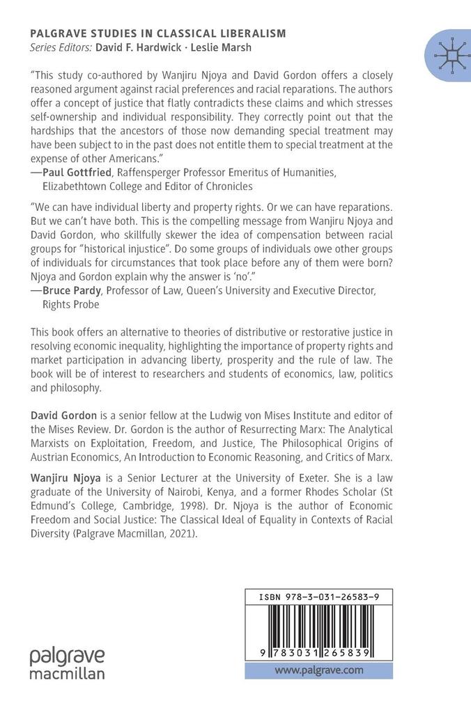 Weitere Ansicht: Redressing Historical Injustice | David Gordon, Wanjiru Njoya