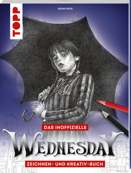 Produktbild: Das inoffizielle Wednesday Zeichnen- und Kreativ-Buch | Gecko Keck