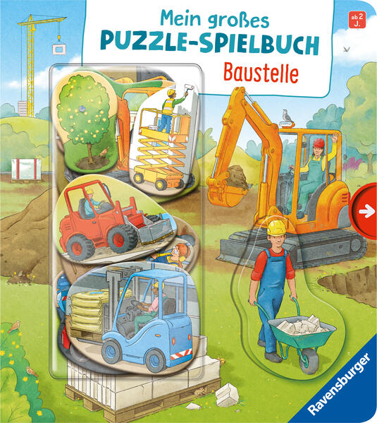 Produktbild: Mein großes Puzzle-Spielbuch - Baustelle | Emilie Jakobs