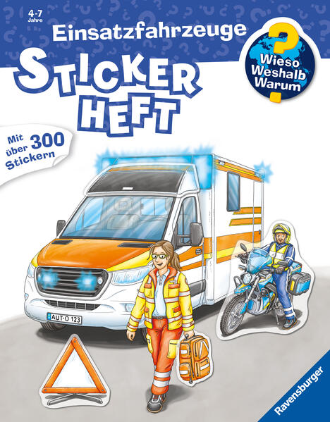 Produktbild: Wieso? Weshalb? Warum? Stickerheft: Einsatzfahrzeuge