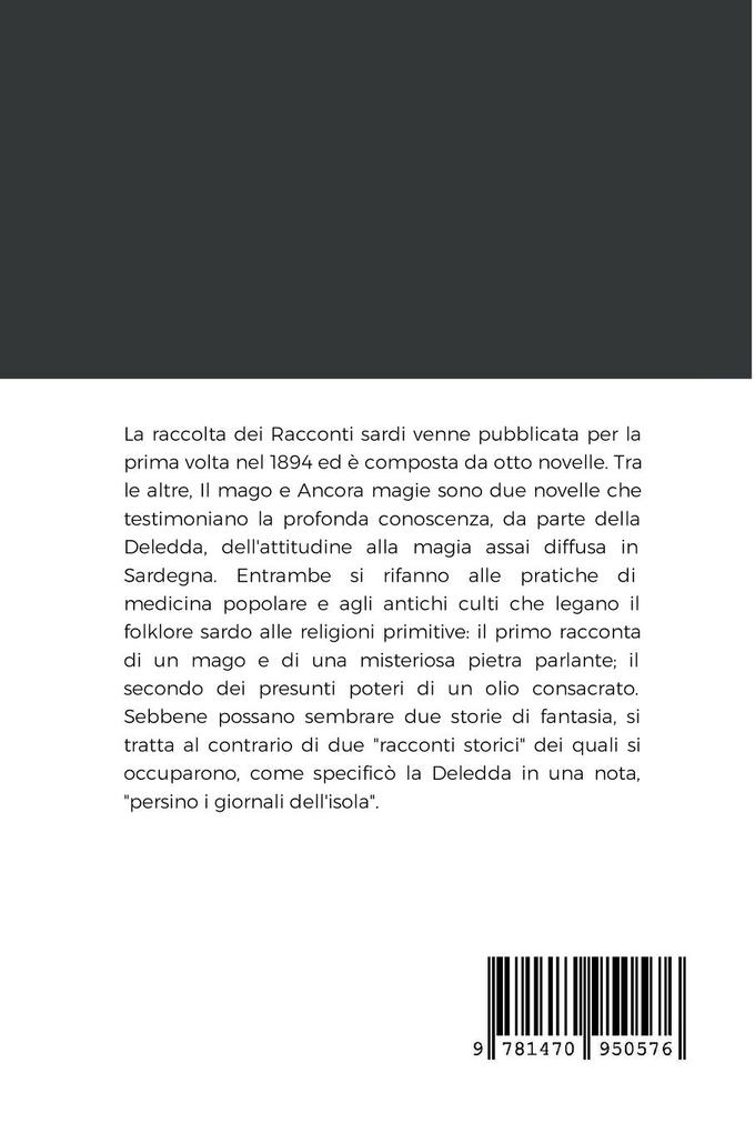 Weitere Ansicht: Racconti sardi | Grazia Deledda