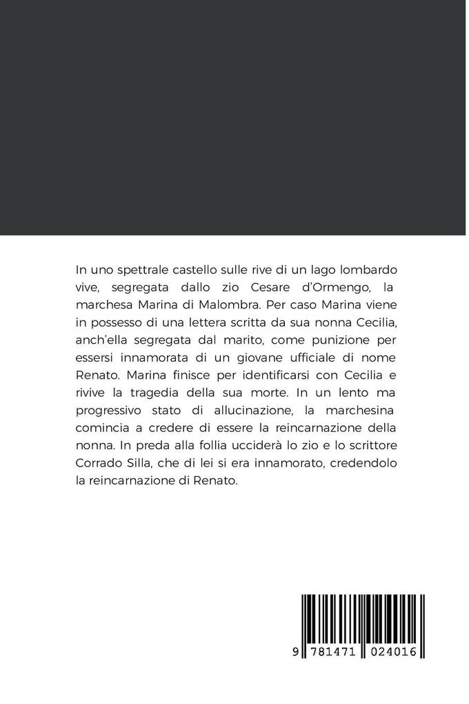 Weitere Ansicht: Malombra | Antonio Fogazzaro