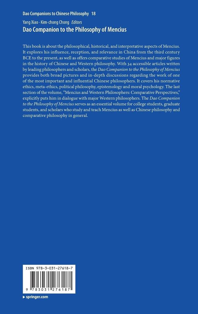 Weitere Ansicht: Dao Companion to the Philosophy of Mencius