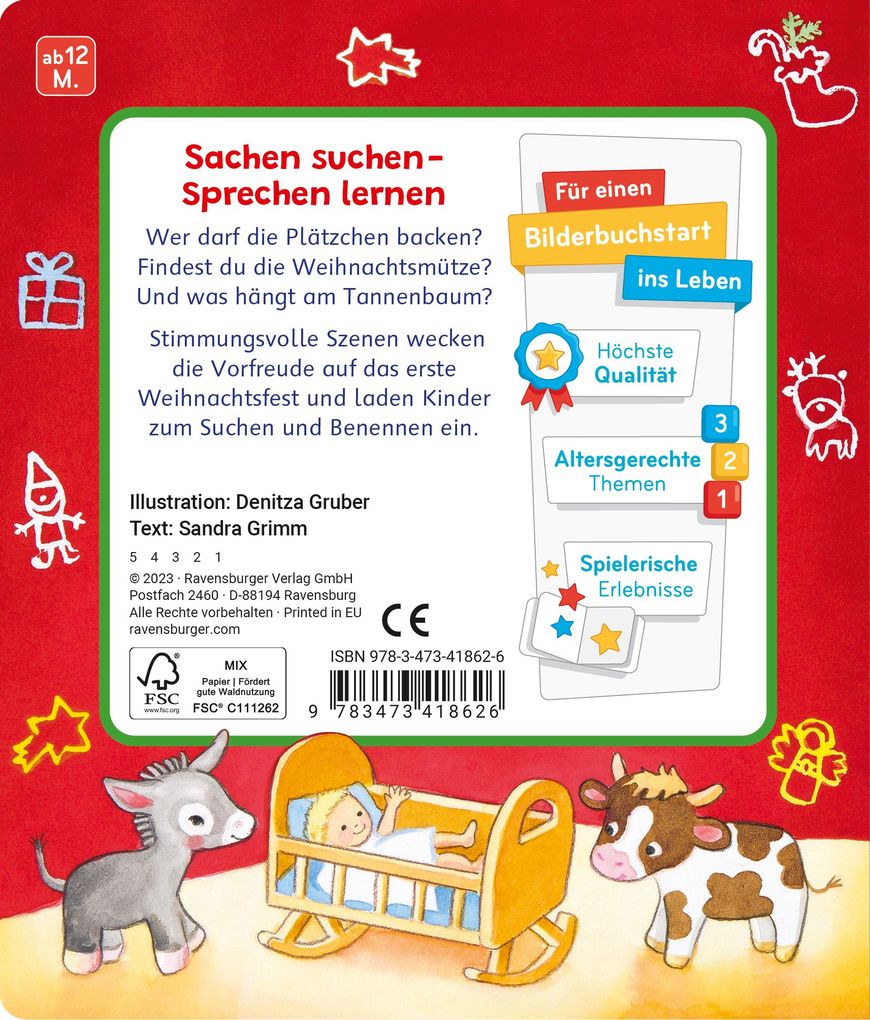 Weitere Ansicht: Mein erstes Sachen suchen: Frohe Weihnachten | Sandra Grimm