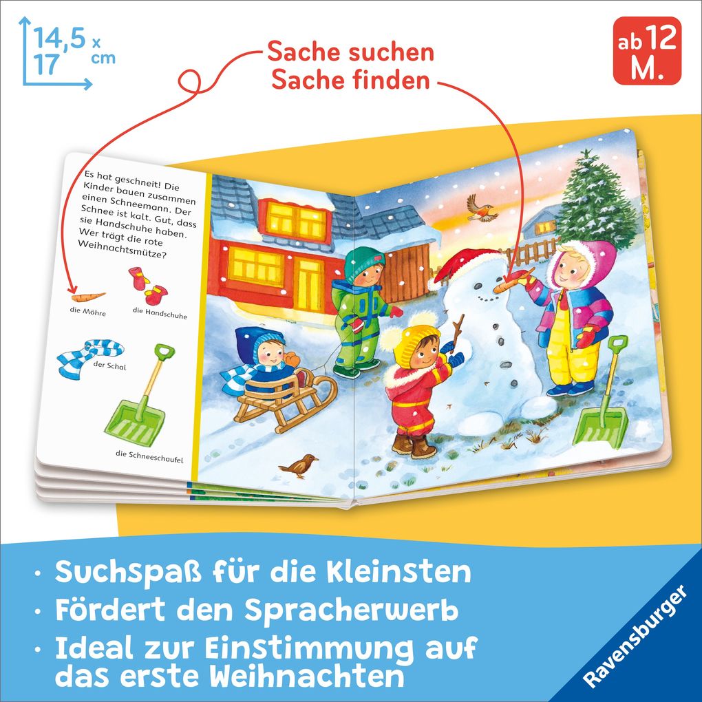 Weitere Ansicht: Mein erstes Sachen suchen: Frohe Weihnachten | Sandra Grimm