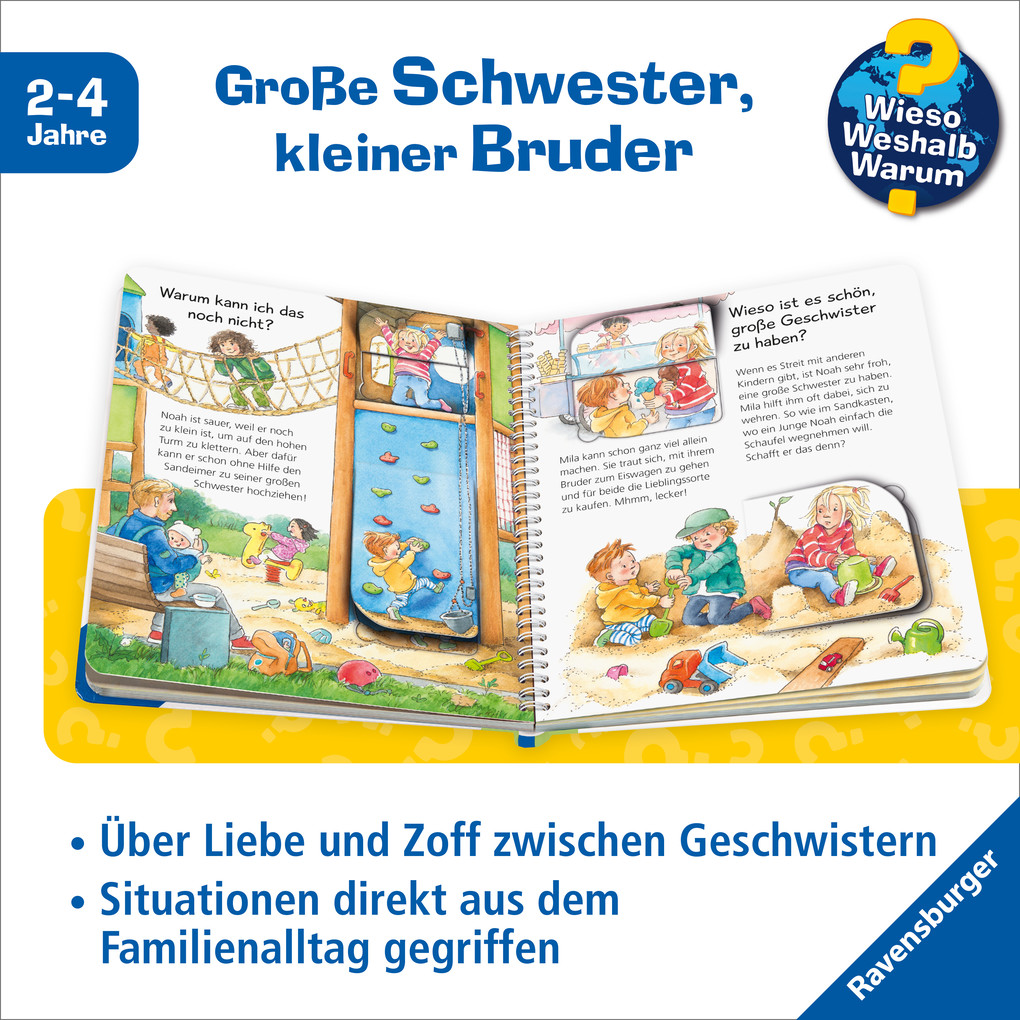 Weitere Ansicht: Wieso? Weshalb? Warum? junior, Band 29: Wir sind Geschwister | Andrea Erne