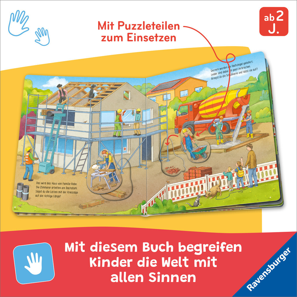 Weitere Ansicht: Mein großes Puzzle-Spielbuch - Baustelle | Emilie Jakobs