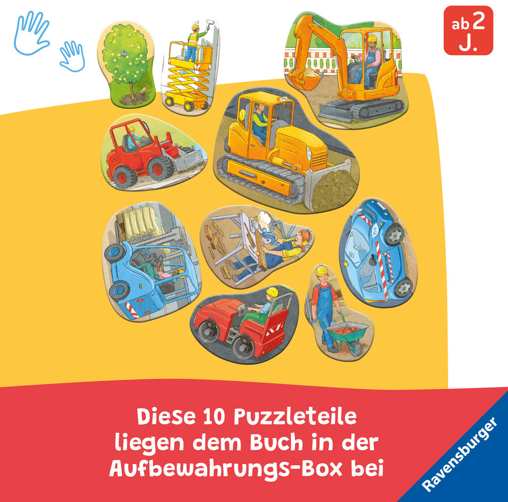 Weitere Ansicht: Mein großes Puzzle-Spielbuch - Baustelle | Emilie Jakobs