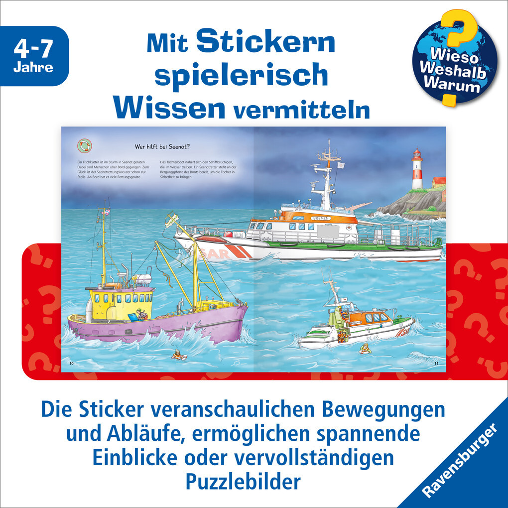 Weitere Ansicht: Wieso? Weshalb? Warum? Stickerheft: Einsatzfahrzeuge