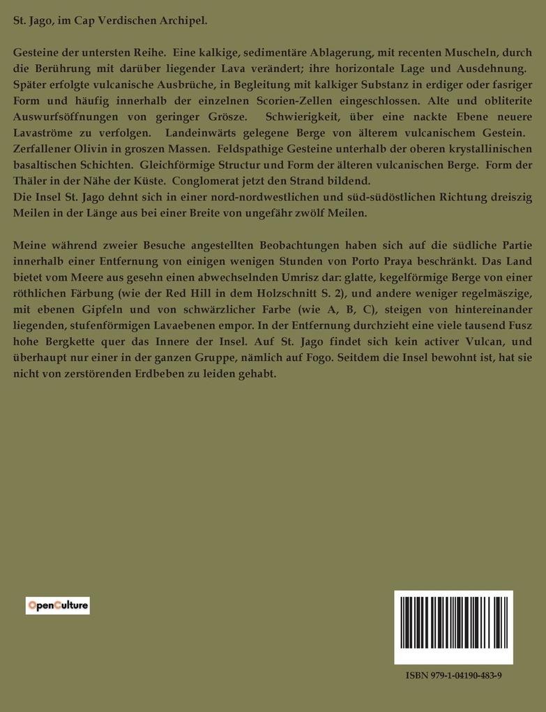 Weitere Ansicht: Geologische Beobachtungen über die Vulcanischen Inseln mit kurzen Bemerkungen über die Geologie von Australien und dem Cap der guten Hoffnung | Charles Darwin