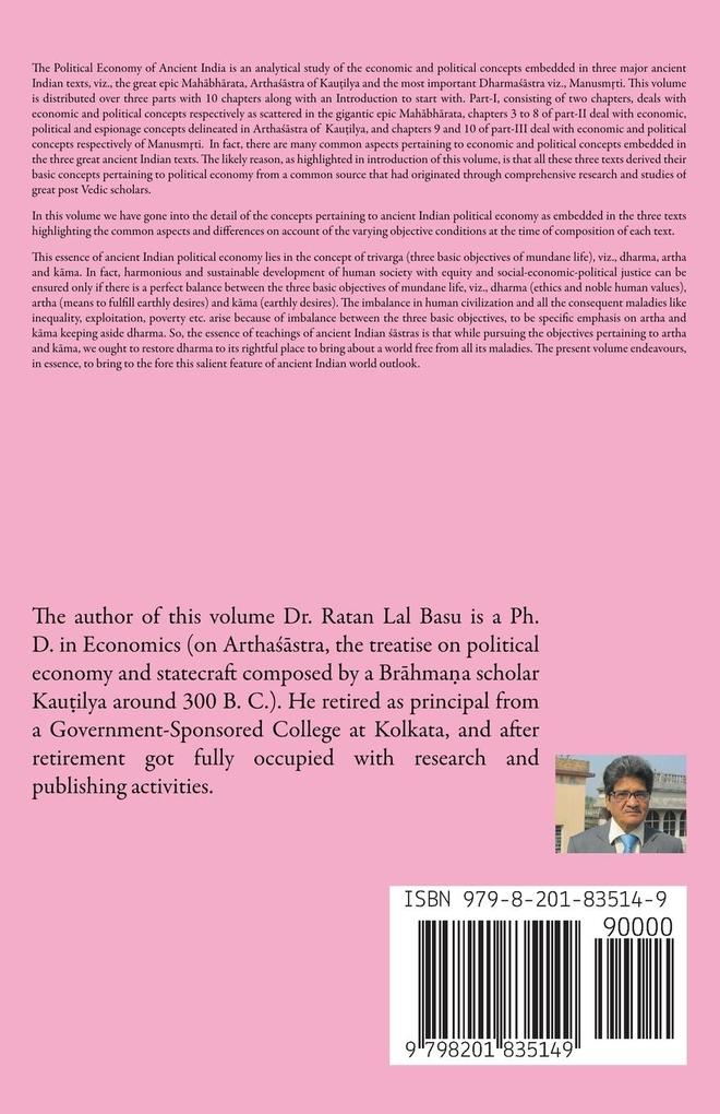 Weitere Ansicht: The Political Economy of Ancient India | Ratan Lal Basu