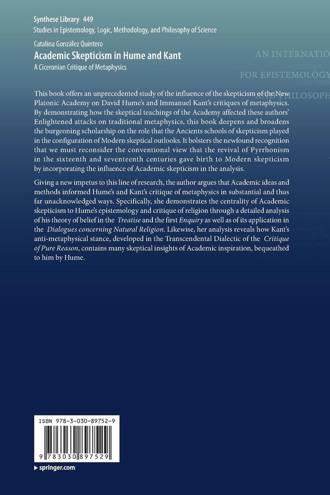 Weitere Ansicht: Academic Skepticism in Hume and Kant | Catalina González Quintero