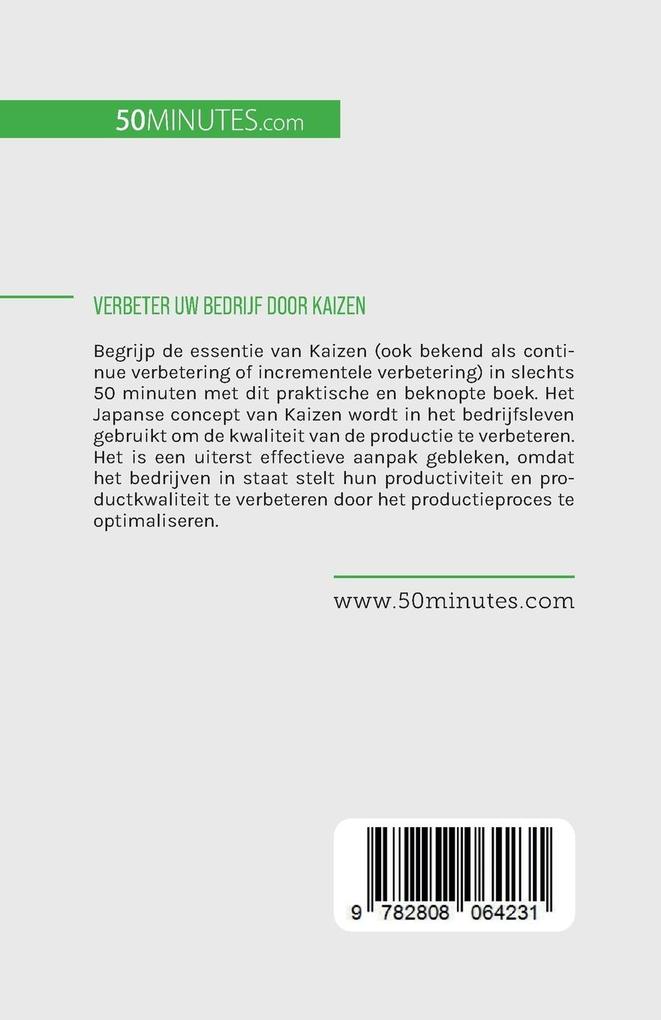 Weitere Ansicht: Verbeter uw bedrijf door Kaizen | Antoine Delers