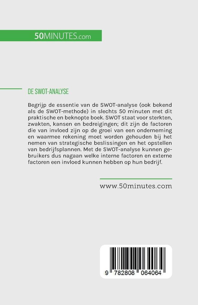Weitere Ansicht: De SWOT-analyse | Christophe Speth