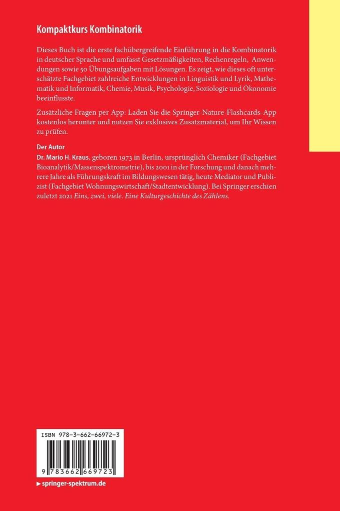 Weitere Ansicht: Kompaktkurs Kombinatorik | Mario H. Kraus