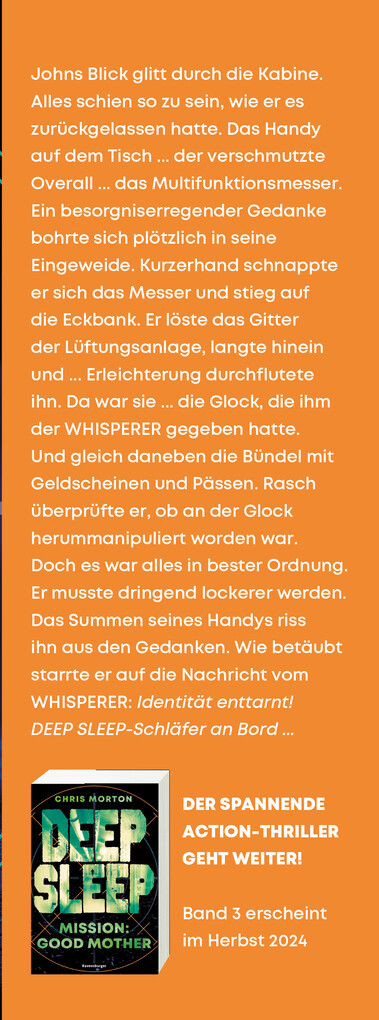Weitere Ansicht: Deep Sleep, Band 2 - Auftrag: The Whisperer | Chris Morton
