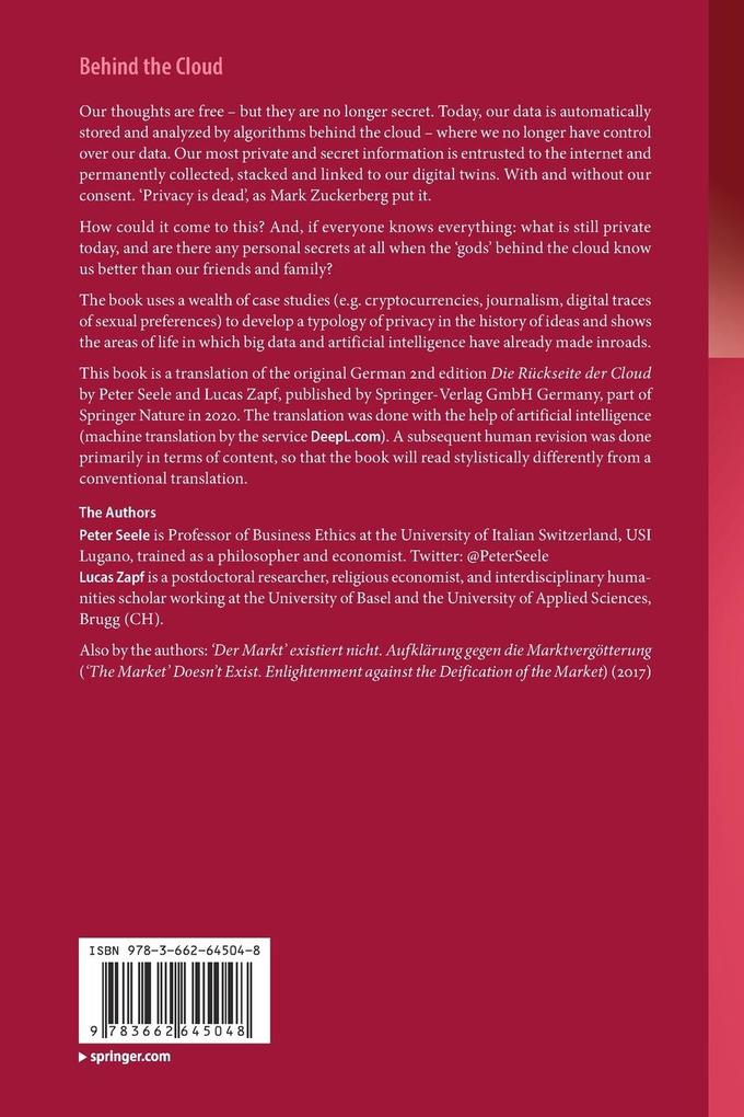 Weitere Ansicht: Behind the Cloud | Peter Seele, Lucas Zapf